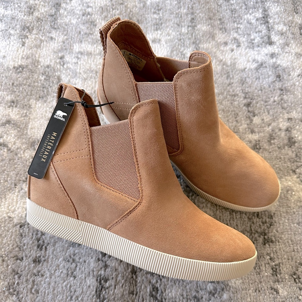 NEW Sorel Women's Out N About Slip On Wedge Boots